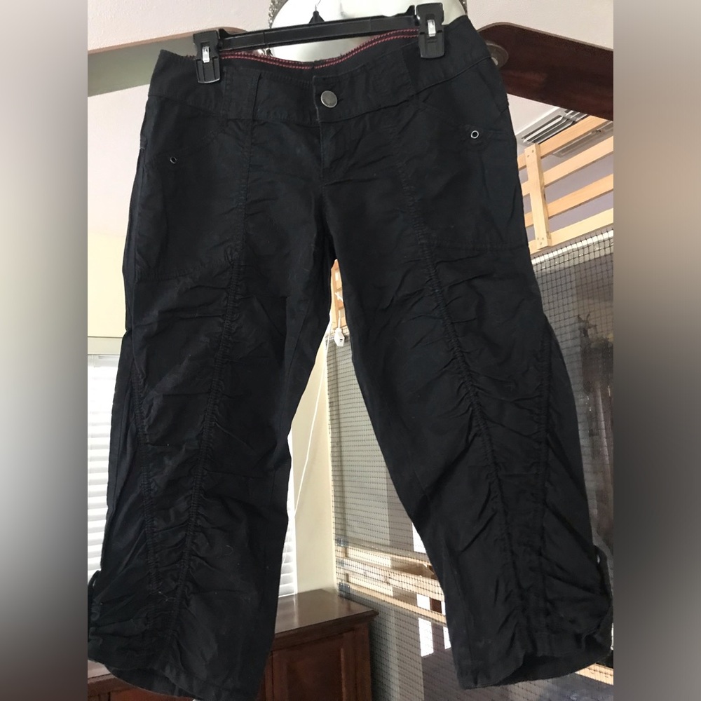 DKNY ACTIVE SIZE 28 Women s Black Casual Crop Pants